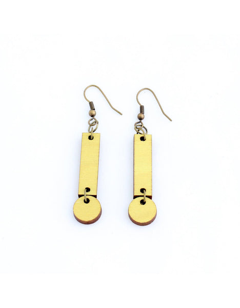 CERILLA earrings in yellow - MOIMOI accessories