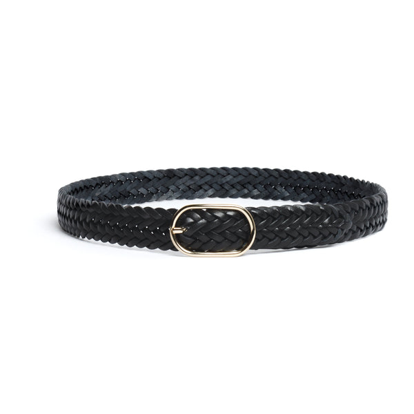 TELLERVO braided belt in black - MOIMOI accessories