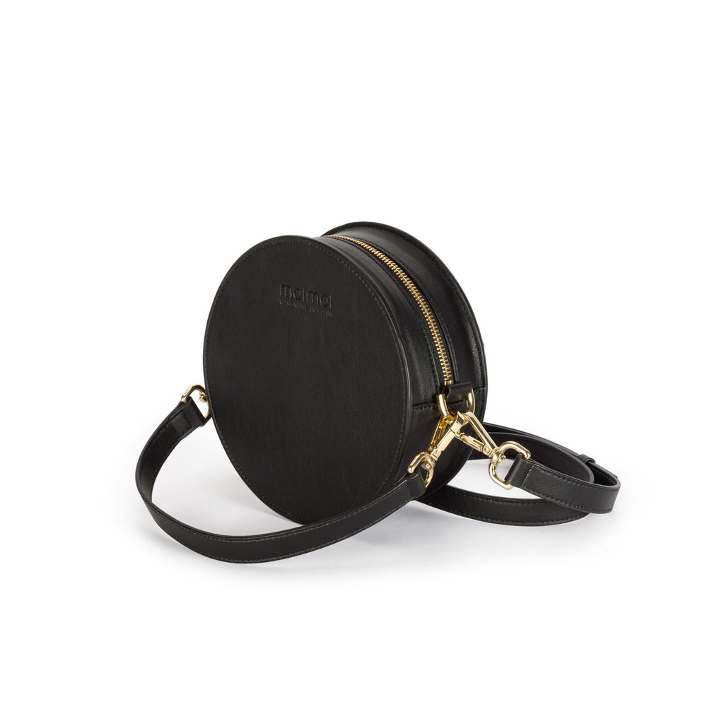 VEGAN BOMBOM handbag in black - MOIMOI accessories
