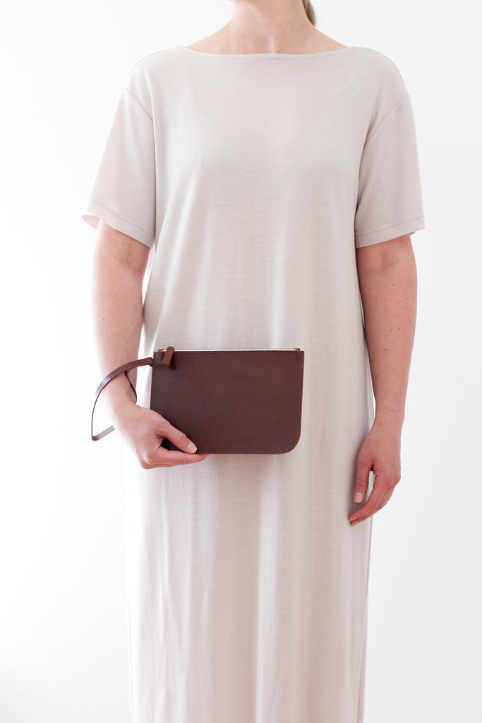 MARIA clutch bag in brown - MOIMOI accessories