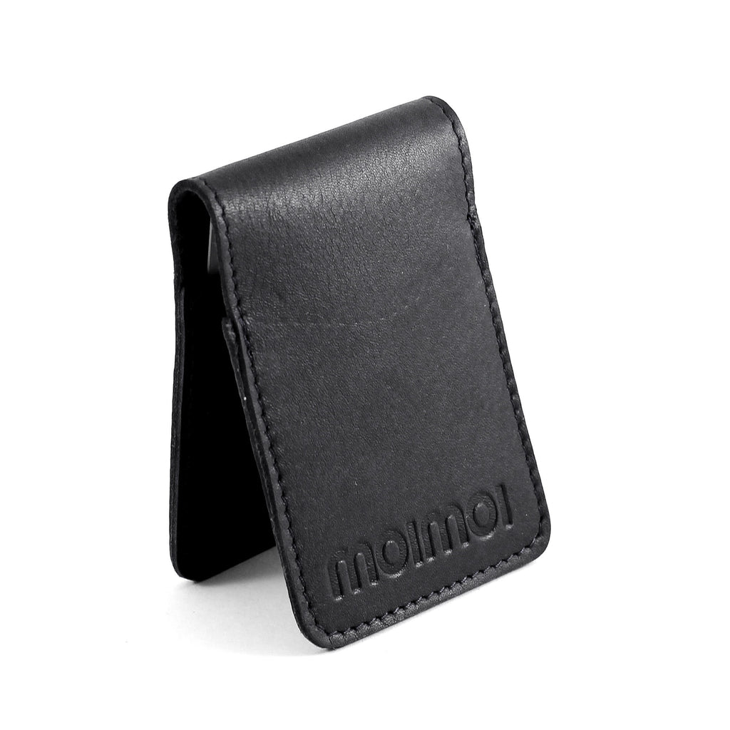 PETTERI leather card wallet in black - MOIMOI accessories