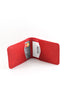 PETTERI leather card wallet in red - MOIMOI accessories