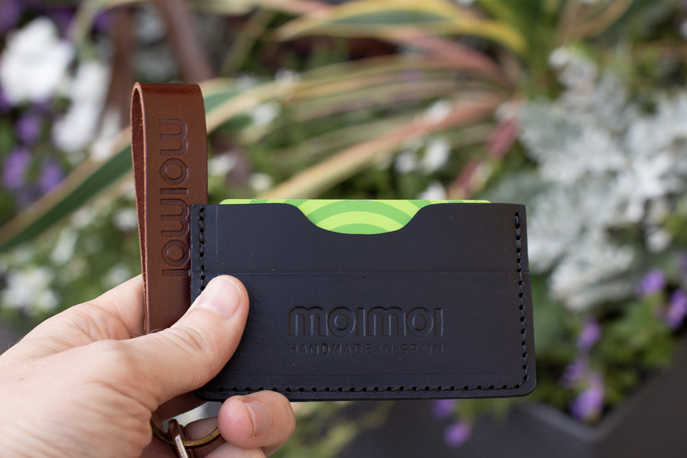 SAMI card wallet in brown - MOIMOI accessories
