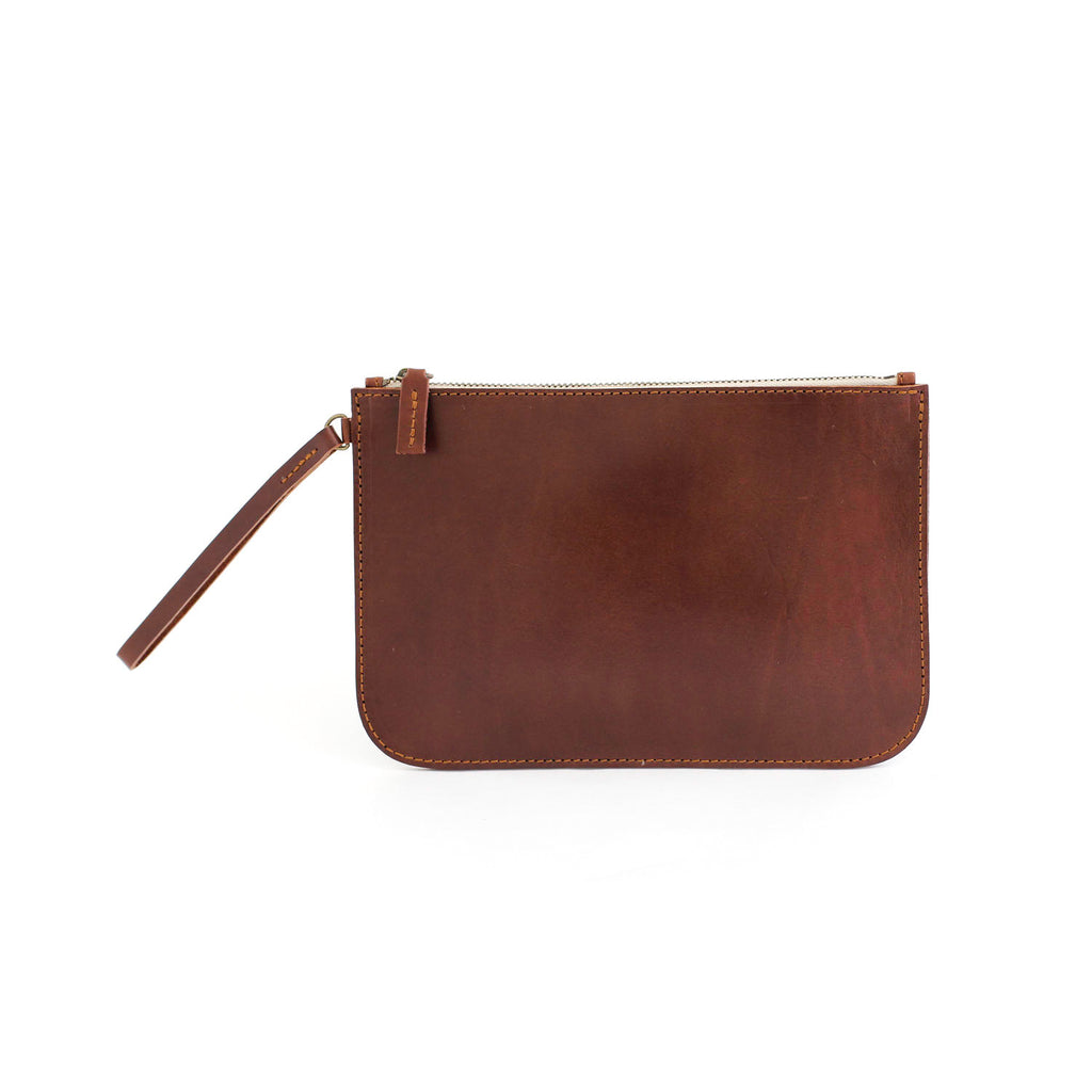 MARIA clutch bag in brown - MOIMOI accessories